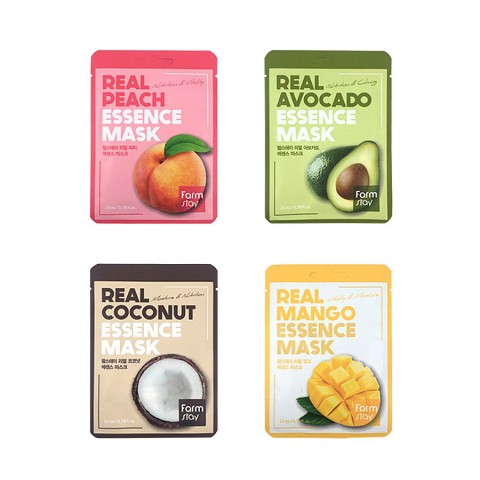 FarmStay Тканевая маска для лица с персиком Real Peach Essence Mask 