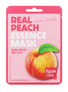 FarmStay Тканевая маска для лица с персиком Real Peach Essence Mask 