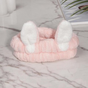 Повязка-ушки на голову "Зайка", цвет МИКС, 1 шт.