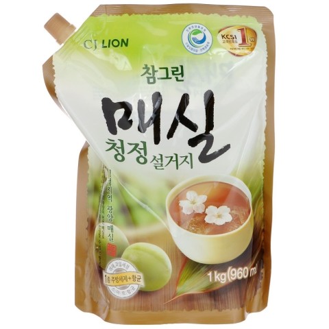 LION Средство для мытья посуды Chamgreen Японский абрикос, 960 мл.