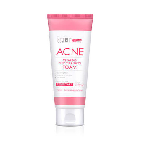 Acwell Пенка для умывания глубокое очищение Acne Clearing Deep Cleansing Foam, 140 мл
