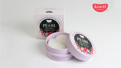 Koelf Гидрогелевые патчи для глаз с маслом ши Pearl Shea Butter Hydrogel Eye Patch