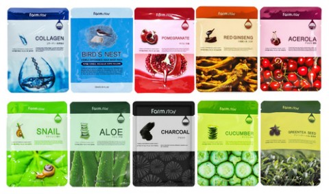 FarmStay Тканевая маска для лица с жемчугом Visible Difference Mask Sheet Pearl