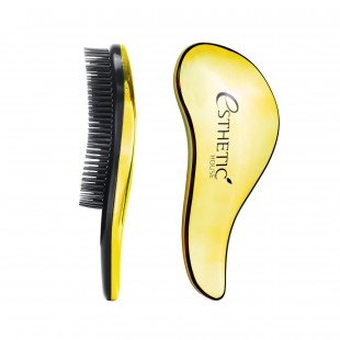 Расческа для легкого распутывания волос Esthetic House Золотая Hair Brush For Easy Comb
