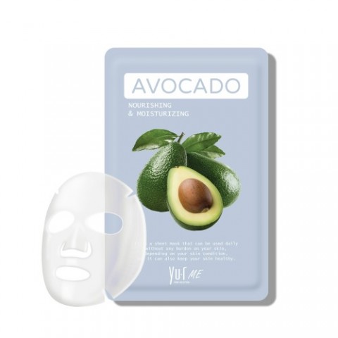 YU.R ME Тканевая маска для лица с экстрактом авокадо Avocado Sheet Mask