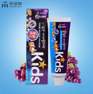 Mukunghwa Детская зубная паста с виноградом Kizcare Kids