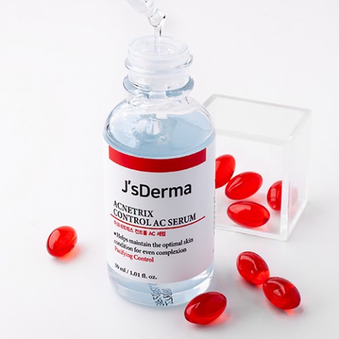 JsDerma Восстанавливающая сыворотка для проблемной кожи лица Acnetrix Control AC Serum  
