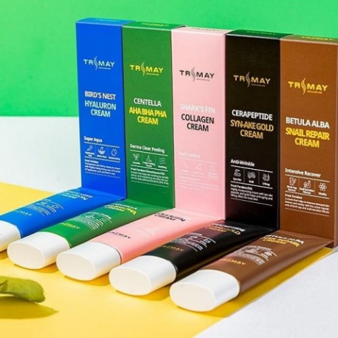 TRIMAY Антивозрастной крем для лица с керамидами и змеиным пептидом Cerapeptide Syn-Ake Gold Cream, 50 мл