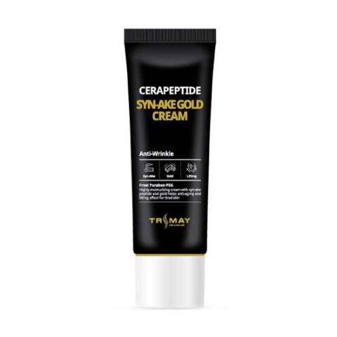 TRIMAY Антивозрастной крем для лица с керамидами и змеиным пептидом Cerapeptide Syn-Ake Gold Cream, 50 мл