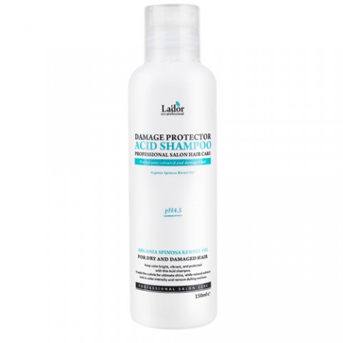 Lador Бесщелочной шампунь для поврежденных волос с коллагеном Damaged Protector Acid Shampoo, 150 мл.