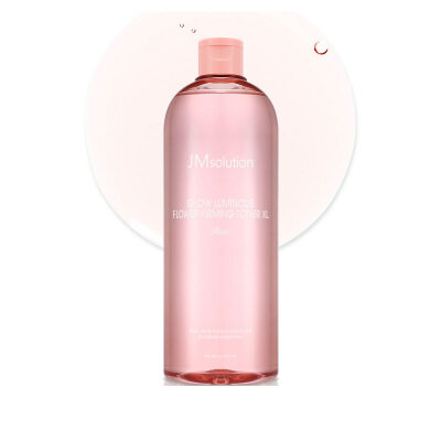 JMsolution Укрепляющий тонер для лица с розой Glow Luminous Flower Toner XL Rose, 600 мл