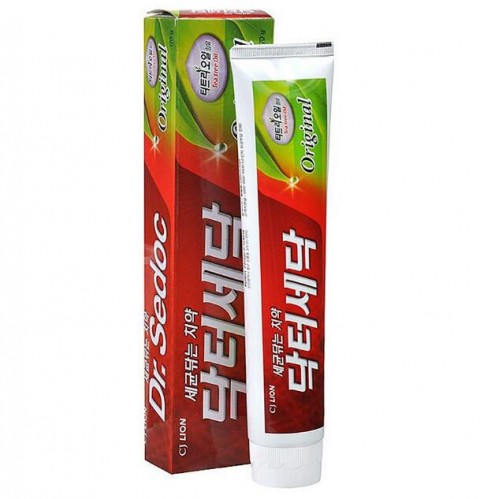 Зубная паста антибактериальная LION Dr.Sedoc Original с экстрактом масла чайного дерева, 100 гр.