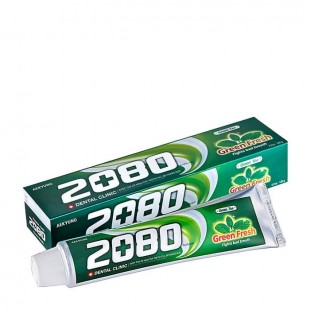 Aekyung 2080 Зубная паста с зелёным чаем Dental Clinic Green Fresh Toothpaste, 160 мл