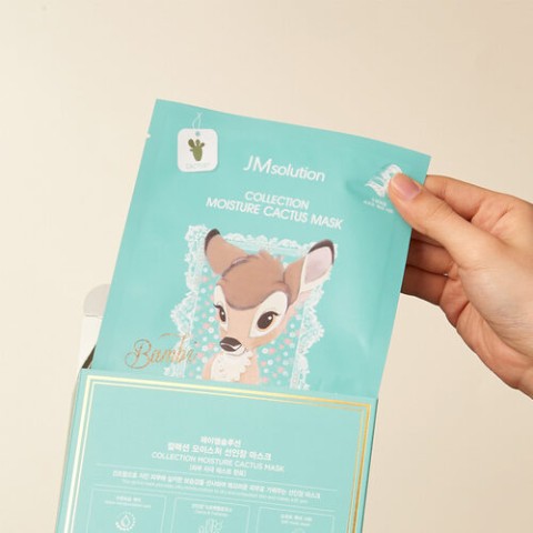 JMSolution Маска тканевая увлажняющая с кактусом Disney collection moisture cactus mask, 1 шт.