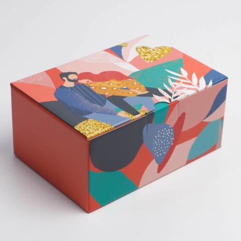 Коробка сборная «Love», 20*15*10 см