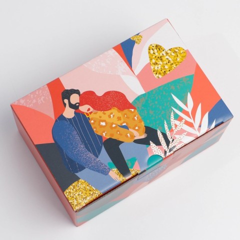 Коробка сборная «Love», 20*15*10 см