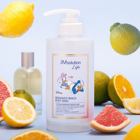 JMSolution Гель для душа с экстрактом бергамота LIFE DISNEY BERGAMOT BEACH BODY WASH, 500 мл