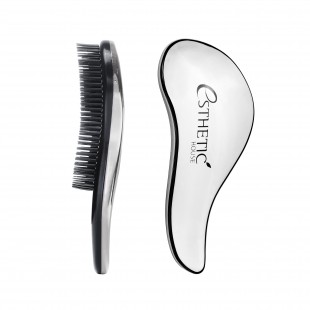 Расческа для легкого распутывания волос Esthetic House Серебряная Hair Brush For Easy Comb
