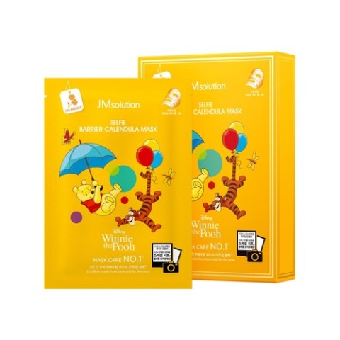 JMSolution Маска тканевая с календулой Disney collection selfie barrier calendula mask, 1 шт.