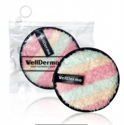 WellDerma Спонж для умывания Magic Cleansing Cookie