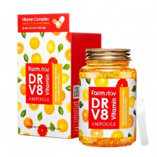 FARMSTAY Ампульная многофункциональная витаминная сыворотка для лица DR.V8 Vitamin Ampoule, 250 мл