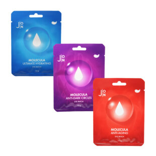 J:on Тканевые антивозрастные патчи для глаз Molecula Anti-Aging Eye Patch