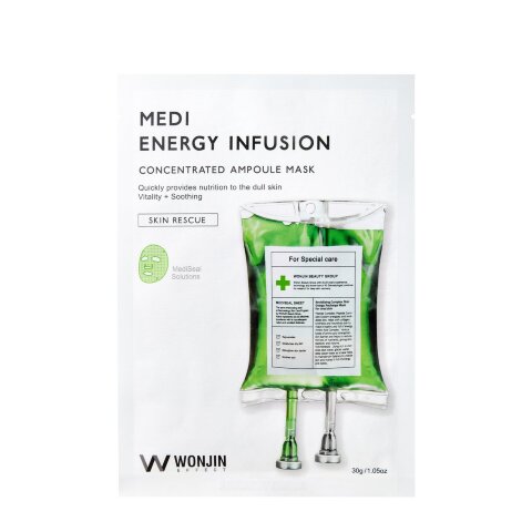 Dr.Wonjin Ампульная маска для лица Medi Energy Infusion Concentrated Ampoule Mask
