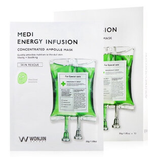 Dr.Wonjin Ампульная маска для лица Medi Energy Infusion Concentrated Ampoule Mask