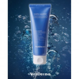 WellDerma Увлажняющая пенка для умывания Earth Marine Moist Foam Cleanser
