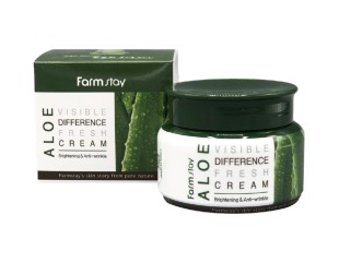 FARM STAY Увлажняющий крем для лица с экстрактом алоэ вера Visible Difference Fresh Cream Aloe, 100 мл