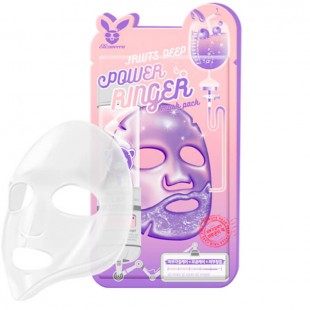 Elizavecca Фруктовая тканевая маска для лица фруктовая Fruits Deep Power Ringer Mask Pack