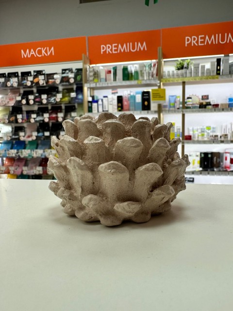 BE HAPPY Ароматическая соевая свеча ручной работы «Шишка»