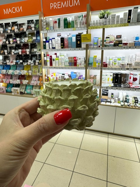 BE HAPPY Ароматическая соевая свеча ручной работы «Шишка»