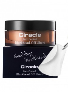 Очищающие салфетки от черных точек Ciracle Pore Control Blackhead Off Sheet