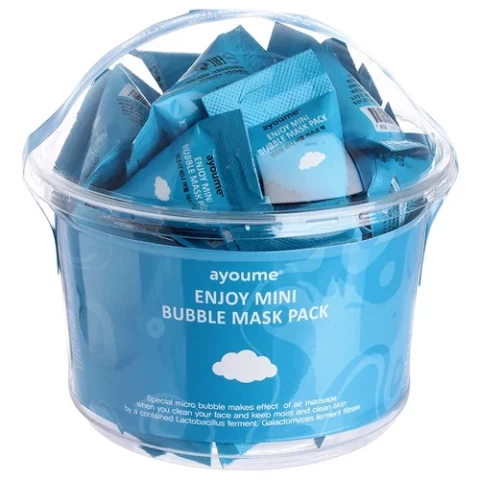 AYOUME Пузырьковая очищающая маска Enjoy Mini Bubble Mask Pack, 3 гр.