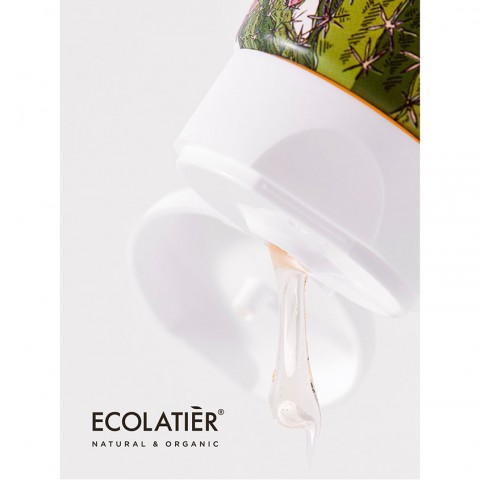 ECOLATIER GREEN Гель для умывания Очищающий Серия Organic CACTUS гладкость & красота, 100 мл