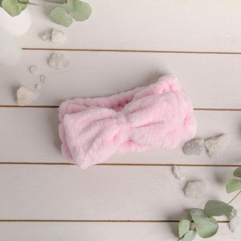 Повязка на голову "Бантик", цвет МИКС, 1 шт.