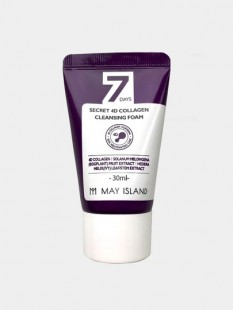 May Island Пенка для умывания с коллагеном 7 Days Secret 4D Collagen Cleansing Foam