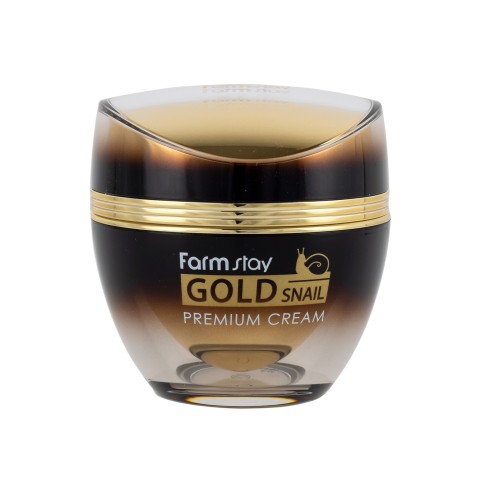 FARMSTAY Премиальный крем для лица с золотом и муцином улитки Gold Snail Premium Cream, 50 мл