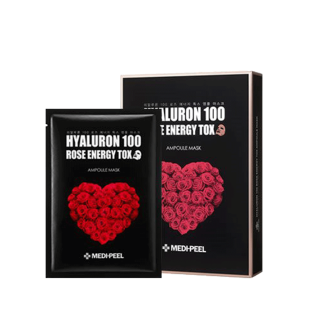 MEDI-PEEL Ампульная омолаживающая маска с розой и гиалуроновой кислотой Hyaluron Rose Energy Tox Ampoule Mask, 30 мл