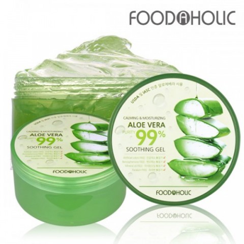 FoodaHolic Увлажняющий успокаивающий гель для тела с алоэ Calming & Moisturizing Aloe Vera Soothing Gel