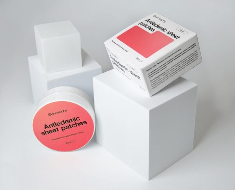 Skinosophy Лифтинг-патчи тканевые пептидные для глаз, 50 шт.