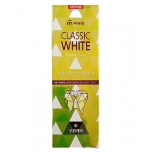 Mukunghwa Отбеливающая зубная паста Classic White Double Clinic