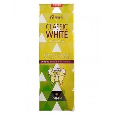 Mukunghwa Отбеливающая зубная паста Classic White Double Clinic