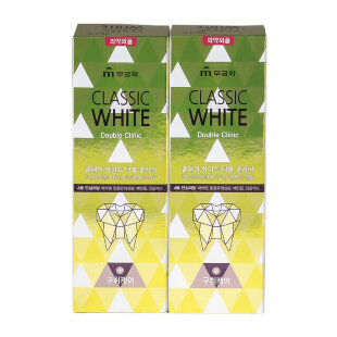 Mukunghwa Отбеливающая зубная паста Classic White Double Clinic