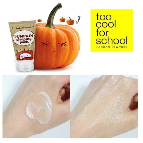 Ночная маска для лица Too Cool For School с тыквой Pumpkin Sleeping Pack, 30 мл.