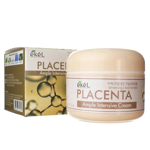В ПОДАРОЧНОЙ УПАКОВКЕ+ПЕЧЕНЬЕ С ПРЕДСКАЗАНИЕМ EKEL Крем для лица с экстрактом плаценты Ample Intensive Cream Placenta, 100г
