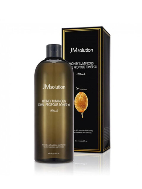 JMsolution Питательный тонер для лица с прополисом Honey Luminous Royal Propolis Toner XL, 600 мл