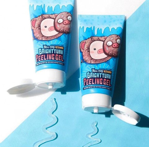 Elizavecca Очищающий гель пилинг для лица с витаминами Hell Pore Vitamin Brightturn Peeling Gel