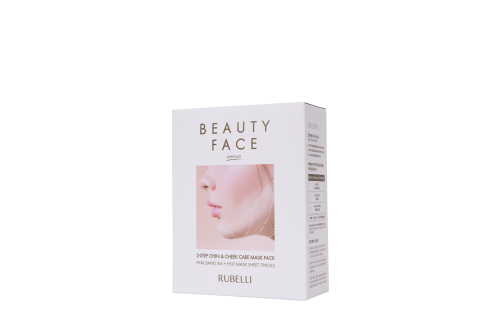 Лифтинг маска для коррекции овала лица Rubelli 2-Step Chin & Cheek Care Mask Pack Hot Mask Sheet, 7 шт.